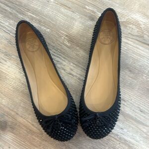 Almost new Tory Burch sparkling ballerina slippers!